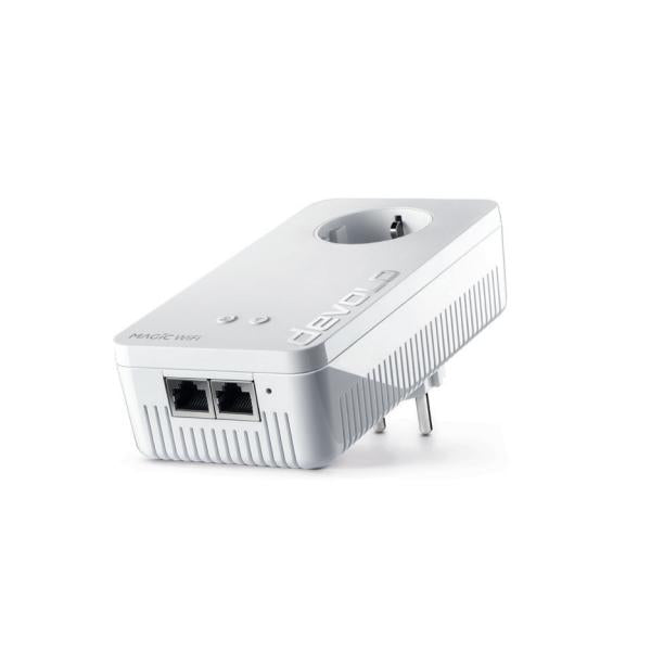 Devolo Magic 2 2400 Mbit/s Collegamento ethernet LAN Wi-Fi Bianco 2 pz (MAGIC 2 WIFI 6 STARTER KIT - DE FACHHANDEL)