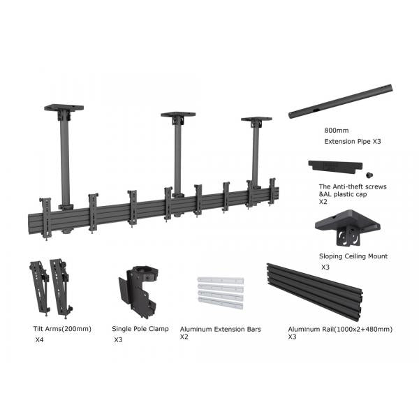 CEILING KIT MENU BOARD 14 VESA 200200
