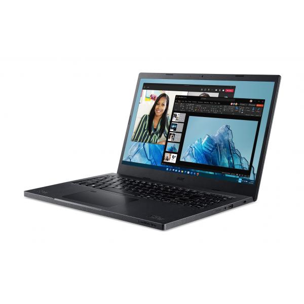 Acer TravelMate TMV15-51-728C Computer portatile 39,6 cm [15.6] Full HD Intel Core i7 i7-1195G7 16 GB DDR4-SDRAM 1 TB SSD Wi-Fi 6 [802.11ax] Windows 11 Pro Nero (TRAVELMATE VERO 15-51-72 15.6IN - I7-1195G7 16GB/1024GB W11P) - Versione Tedesca