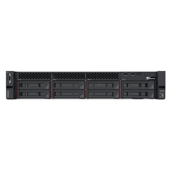 Lenovo ThinkSystem SR550 server Armadio [2U] Intel Xeon Silver 4208 2,1 GHz 16 GB DDR4-SDRAM 750 W (ThinkSystem SR550 Silver 4208 8C 85W 2.1G 1x 16GB 2Rx8 2933, 5350-8i 8x 3.5 SAS/8 Open Bay 750W)