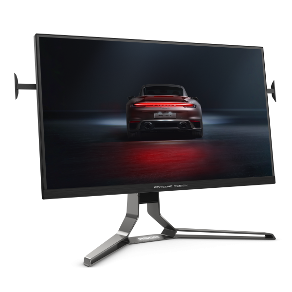 AOC Porsche PD32M LED display 80 cm [31.5] 3840 x 2160 Pixel 4K Ultra HD IPS Nero, Grigio (AOC AGON PRO PD32M Porsche Design - LED monitor - gaming - 32 [31.5 viewable] - 3840 x 2160 4K @ 144 Hz - IPS - 1600 cd/m - 1000:1 - DisplayHDR 1400 - 1 ms - 2...