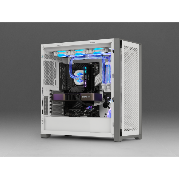 Corsair XH305i Processore Liquid cooling kit Bianco (Corsair Hydro X Series iCUE XH305i RGB PRO 360mm CPU Custom Cooling Kit - White)