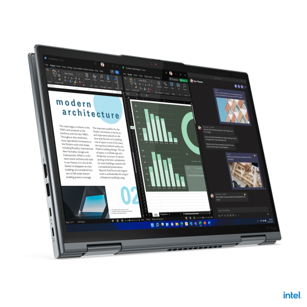 Lenovo ThinkPad X1 Yoga Gen 7 Ibrido [2 in 1] 35,6 cm [14] Touch screen WUXGA Intel Core i5 i5-1235U 16 GB LPDDR5-SDRAM 512 GB SSD Wi-Fi 6E [802.11ax] Windows 11 Pro Grigio (Lenovo ThinkPad X1 Yoga Gen 7 21CD - Design ruotabile - Intel Core i5 - 1235...