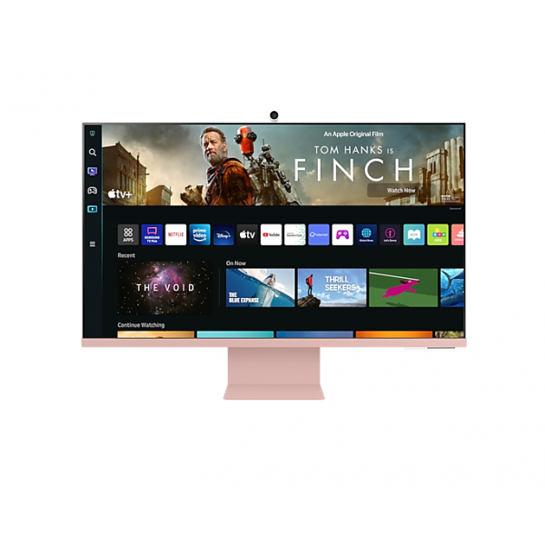Samsung LS32BM80PUUXXU Monitor PC 81,3 cm [32] 3840 x 2160 Pixel 4K Ultra HD Rosa, Bianco (32IN UHD USB-C PINK SMART MON)