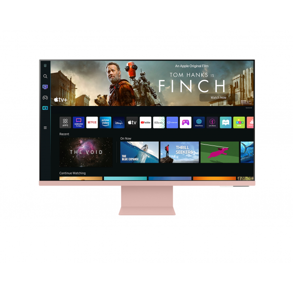 Samsung LS32BM80PUUXXU Monitor PC 81,3 cm [32] 3840 x 2160 Pixel 4K Ultra HD Rosa, Bianco (32IN UHD USB-C PINK SMART MON)