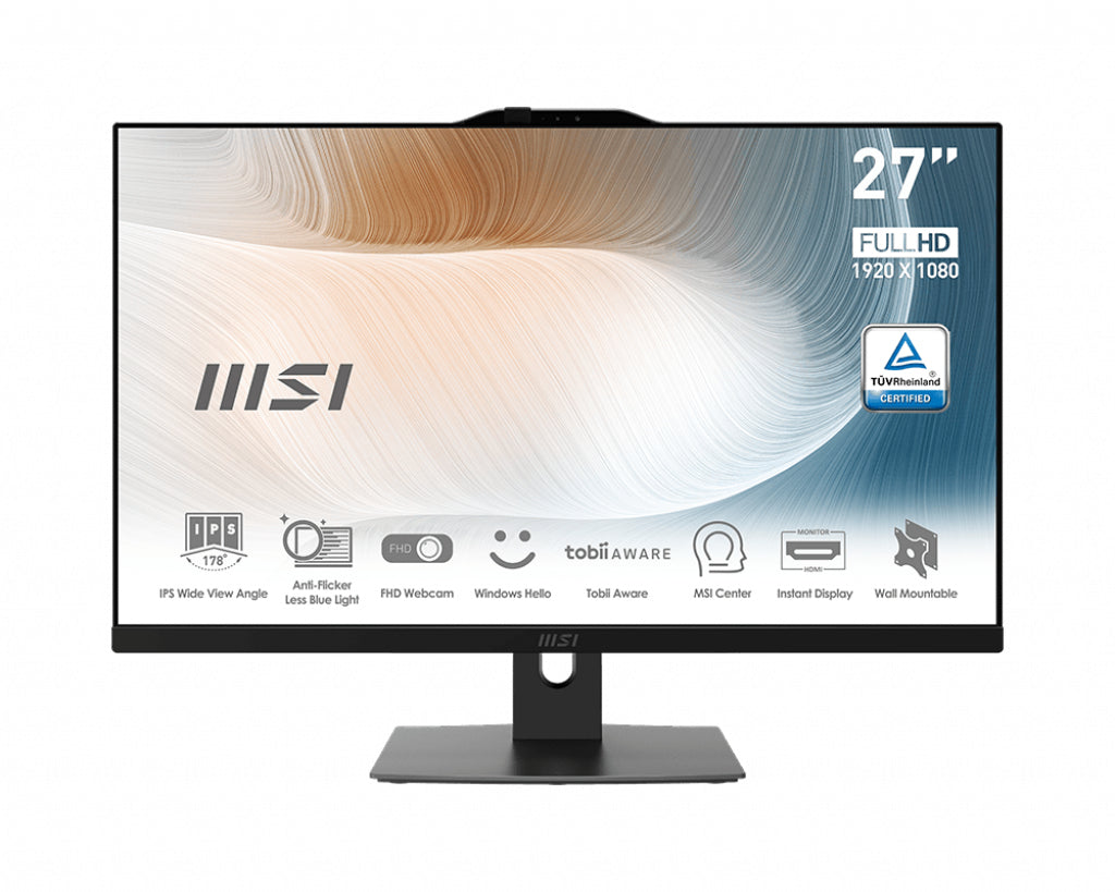 MSI Modern AM272P 12M-010EU Intel® Core™ i7 68,6 cm (27") 1920 x 1080 Pixel 16 GB DDR4-SDR