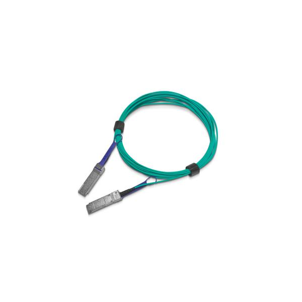 NVIDIA - Cavo ad attacco diretto 100GBase-AOC - QSFP a QSFP - 15 m - fibra ottica - senza alogeni, Active Optical Cable [AOC]