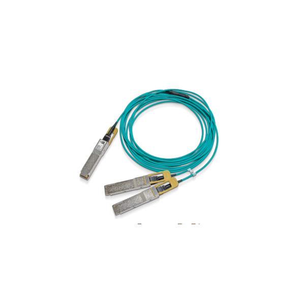 Nvidia MFS1S50-H030V cavo a fibre ottiche 30 m QSFP56 2x QSFP56 Blu (NVIDIA - Divisore ad attacco diretto - QSFP56 [M] a QSFP56 [M] - 30 m)