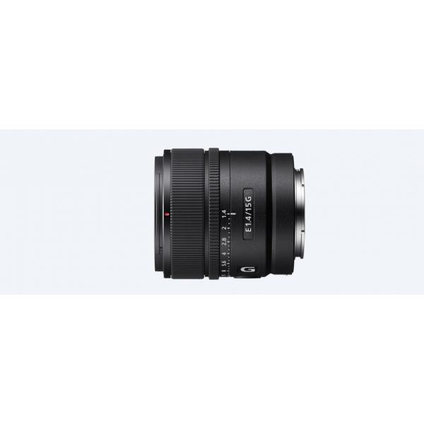 Sony SEL15F14G MILC/SRL Teleobiettivo Nero (Sony E 15 mm F1.4 G APS-C Wide Angle Prime Lens [SEL15F14G])