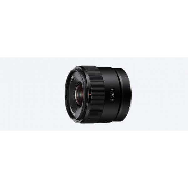 Sony SEL11F18 MILC/SRL Teleobiettivo Nero (Sony E 11 mm F1.8 APS-C Wide Angle Prime Lens [SEL11F18])