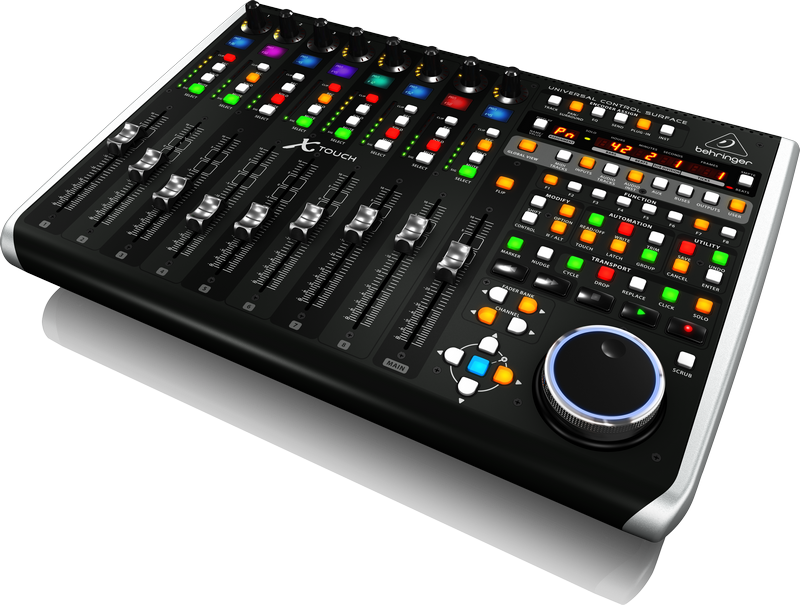 BEHRINGER X-TOUCH CONTROLLER SUPERFICIE DI CONTROLLO 9 FADER MOTORIZZATI INTERFACCIA ETHERNET MIDI USB