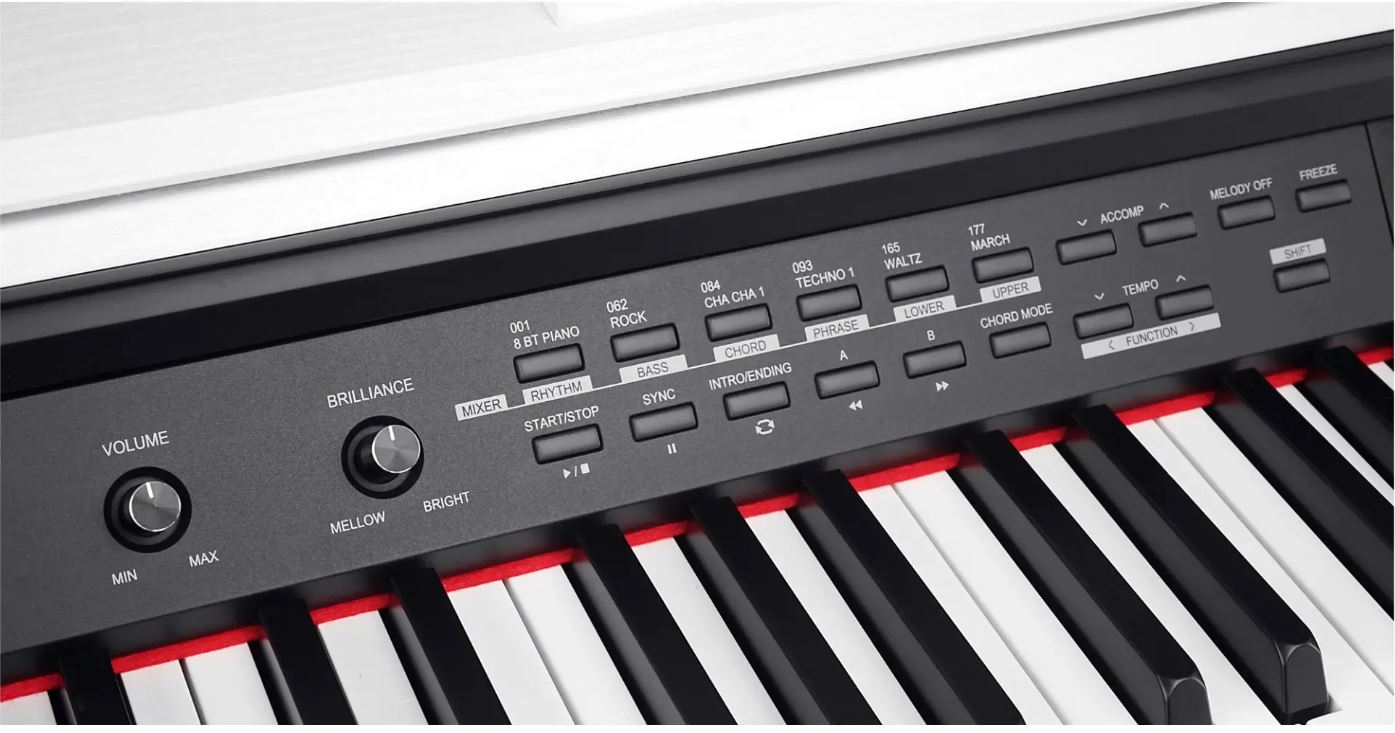 CLASSIC CANTABILE DP-A 130 WM PIANOFORTE DIGITALE 88 TASTI PESATI BIANCO OPACO