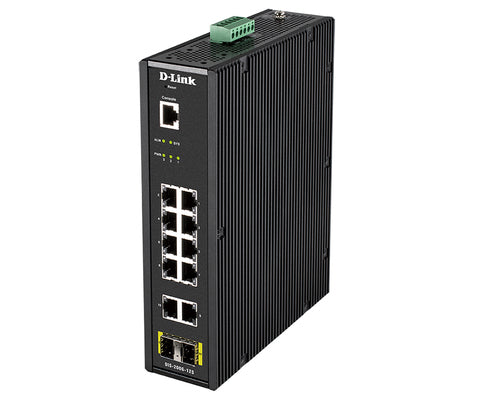 D-LINK SWITCH INDUSTRIALE 12 PORTE GIGABIT, RJ45 CONSOLE PORT