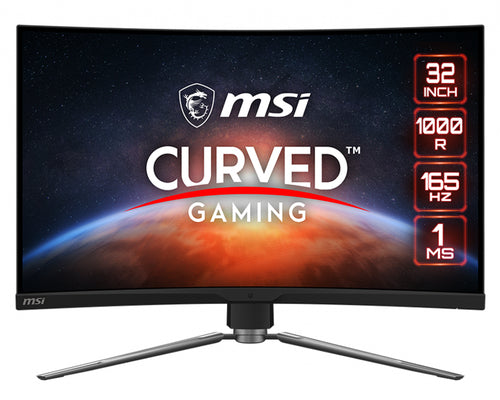 MSI MONITOR CURVO 31,5 LED VA 16:9 QHD, 1MS 165HZ, 1000R, DP/HDMI, MULTIMEDIALE, RGB