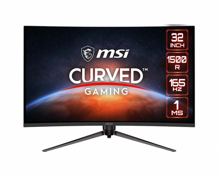 MSI MONITOR CURVO 31,5 LED VA 16:9 UWQHD 1MS 165HZ 250 CDM, 1500R, RGB, PIVOT, DP/HDMI, MU