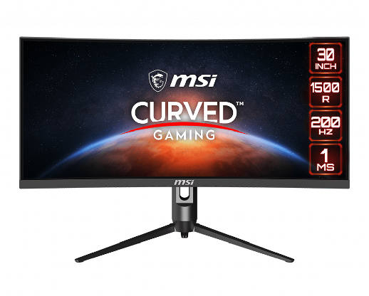 MSI MONITOR CURVO 29,5 LCD VA 21:9 WFHD, 1MS 200Hz, 1500R, PIVOT, DP/HDMI