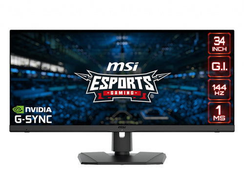 MSI MONITOR 34 LED IPS 21:9 WQHD, 1MS 144Hz, 550 CDM, PIVOT, DP/HDMI, MULTIMEDIALE