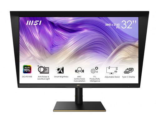 MSI MONITOR 31,5 LED IPS 16:9 4K UHD 4MS 400 CDM, PIVOT, USB-C, DP/HDMI, DCI-P3 95, MULTIM