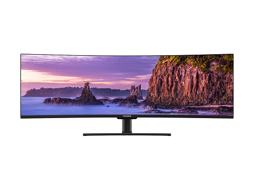 YASHI MONITOR CURVO 49 LED IPS 32:9 3840X1080 4MS 144HZ 350 CDM, DP/HDMI, MULTIMEDIALE