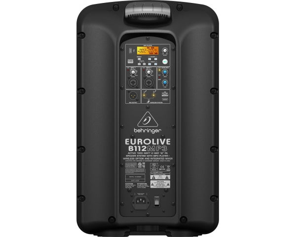 BEHRINGER B112-MP3 EUROLIVE CASSA ATTIVA 1000 WATT 12" 2 INGRESSI + LETTORE MP3 + WIRELESS READY