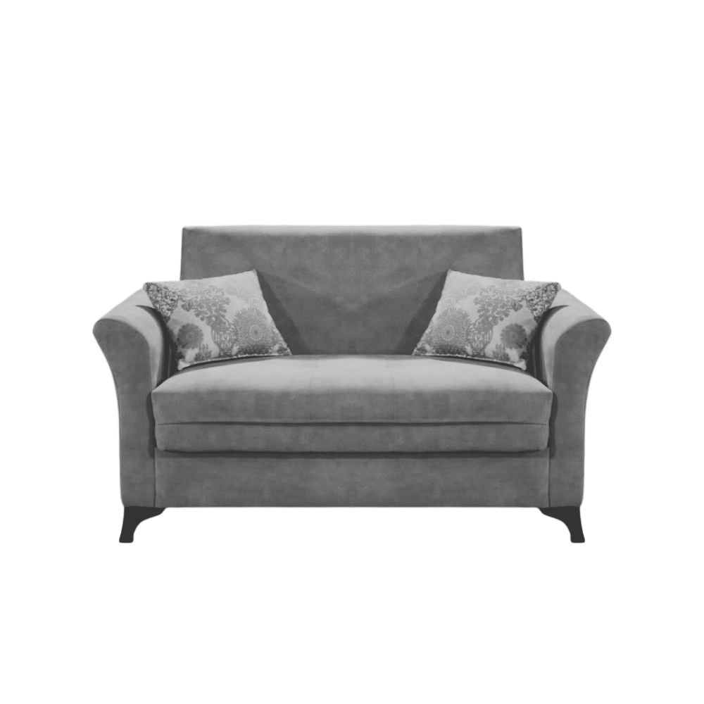 Divano Buket 2 posti letto contenitore grigio